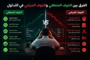 الفرق بين الخوف المنطقي والخوف المرضي في التداول: دليلك للسيطرة على أعصابك