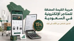 ضريبة القيمة المضافة للمتاجر الإلكترونية في السعودية: الدليل الشامل من الألف إلى الياء